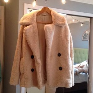 Free People Teddy Pea Coat